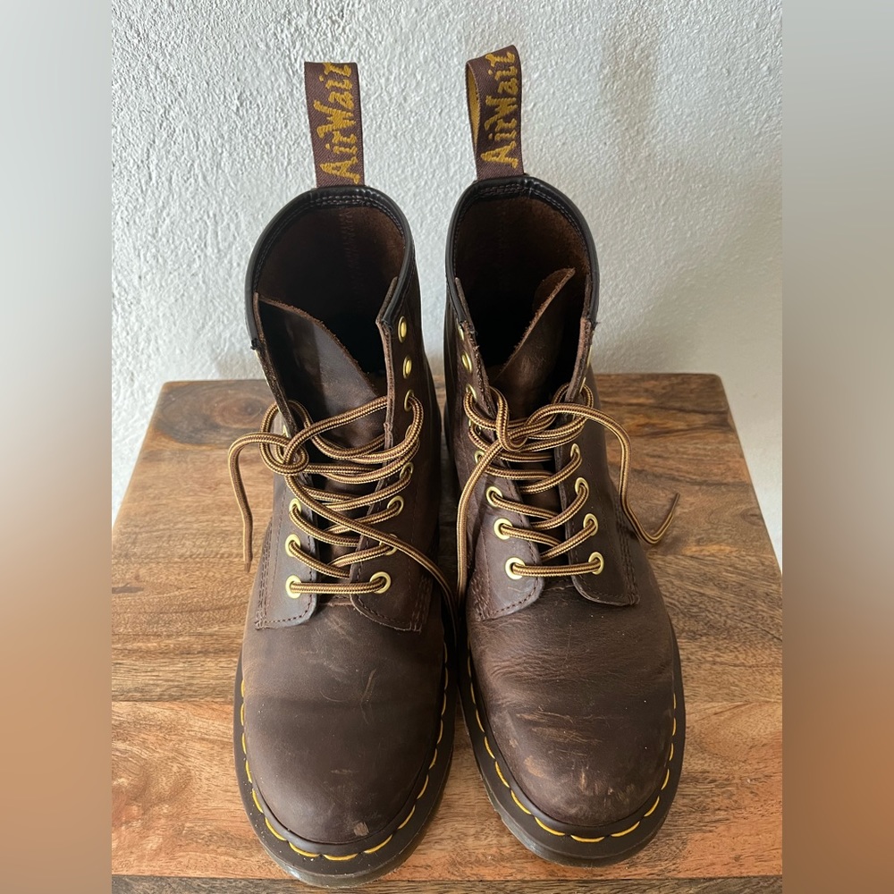 Brown Dr. Martens Boots